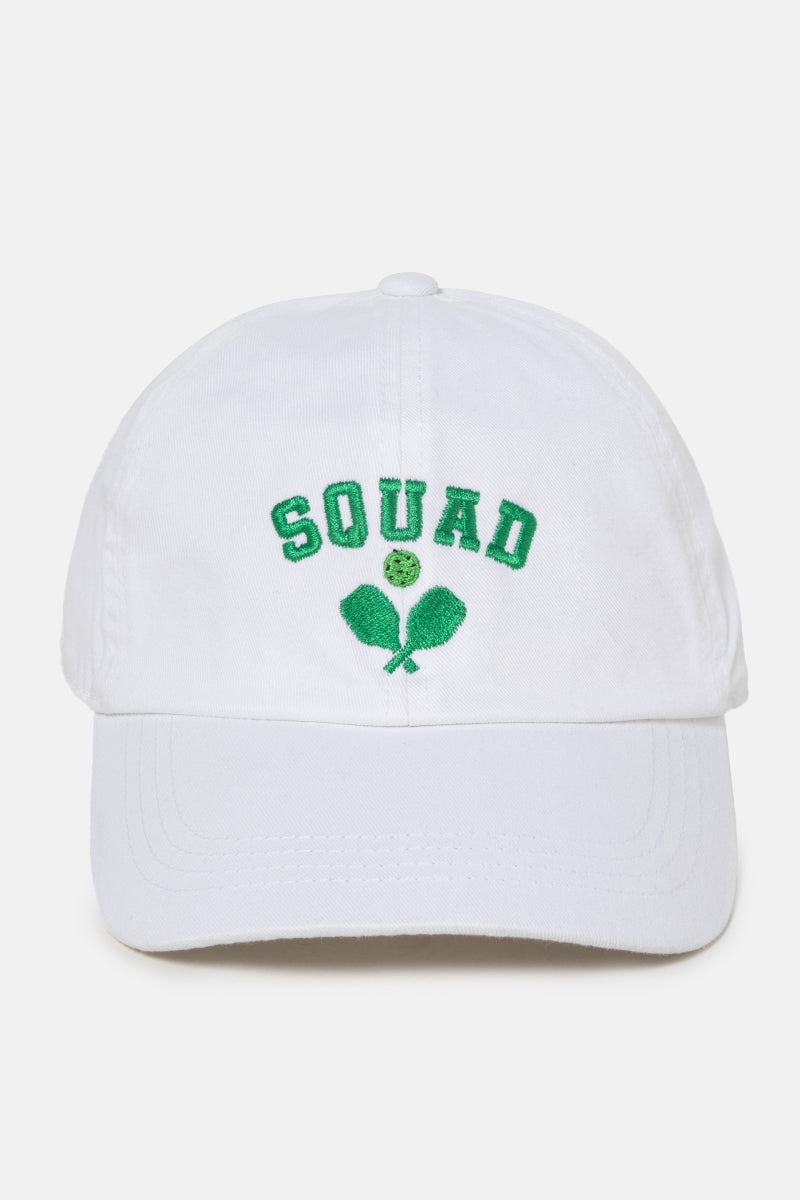 LCAP2561- Pickle Ball Squad Embroidery Baseball Cap