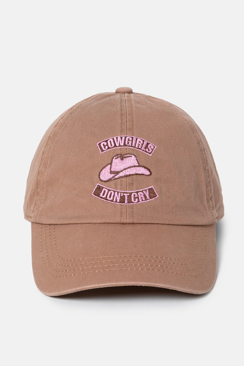 LCAP2747 - COWGIRL DON'T CRY Baseball Hat