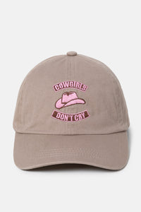 LCAP2747 - COWGIRL DON'T CRY Baseball Hat