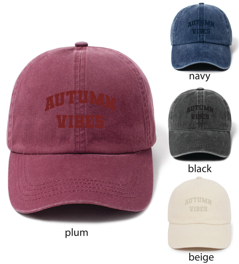 LCAP2969 - AUTUMN VIBES Washed Twill Baseball Cap