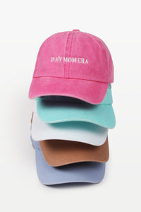 LCAP3229 - "IN MY MOM ERA" EMBROIDERED BASEBALL CAP