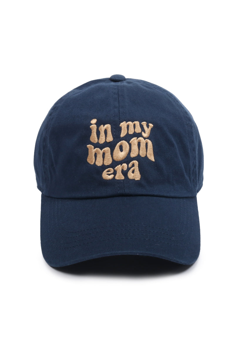 LCAP3312 - In My Mom Era Script Embroidered Baseball Cap