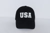 LCAP3442 - USA WHITE CHENILLE PATCH BASEBALL CAP
