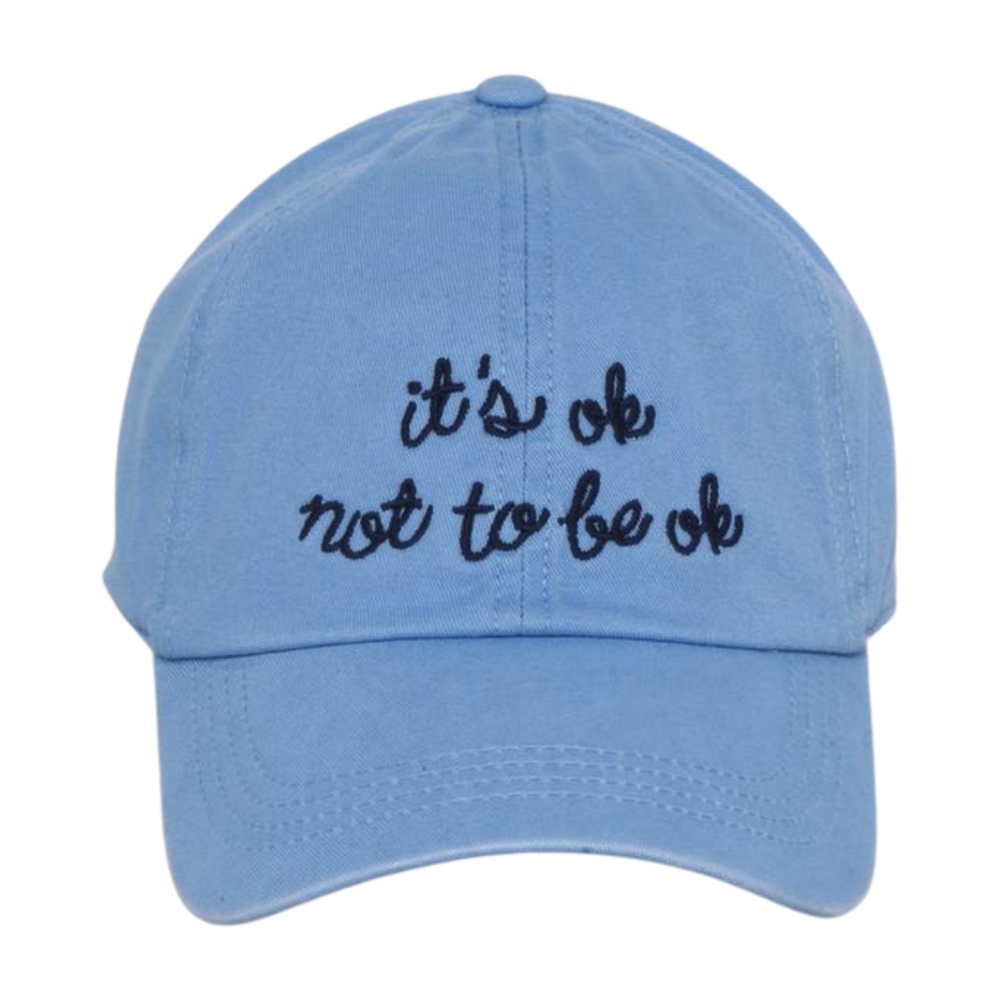 LCAP3472 - "IT'S OK NOT TO BE OK" SELF CARE THEME BASEBALL CAP