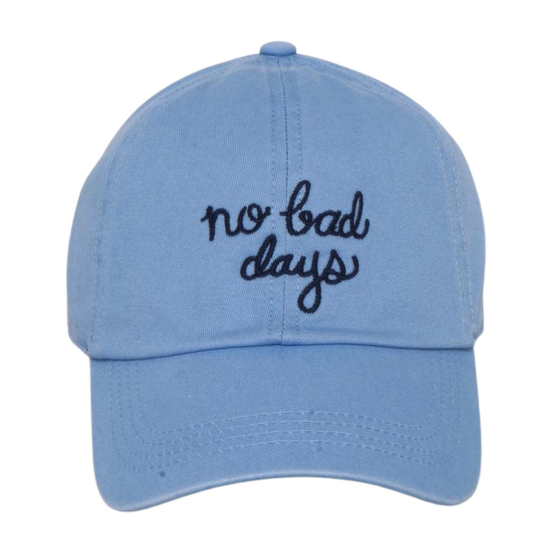 LCAP3479 - "NO BAD DAYS" EMBROIDERED BASEBALL CAP