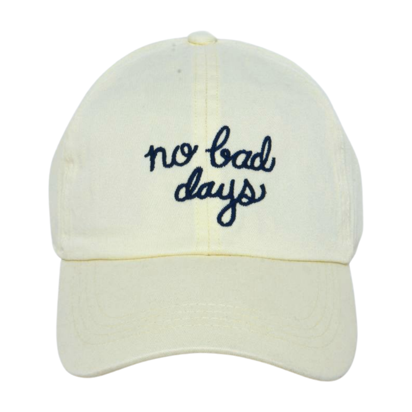 LCAP3479 - "NO BAD DAYS" EMBROIDERED BASEBALL CAP