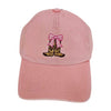 LCAP3626 - COWBOY BOOTS WITH PINK BOW BASEBALL CAP