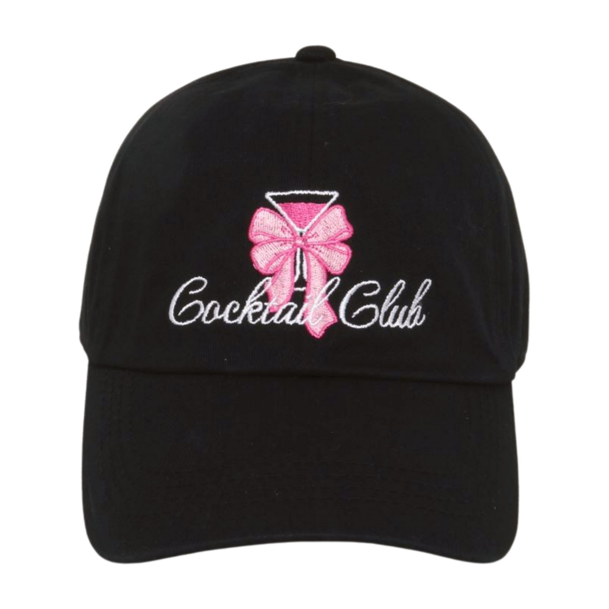LCAP3628 - COCKTAIL CLUB EMBROIDERED BASEBALL CAP