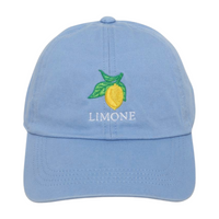 LCAP3635 - LIMONE EMBROIDERED COTTON BASEBALL CAP