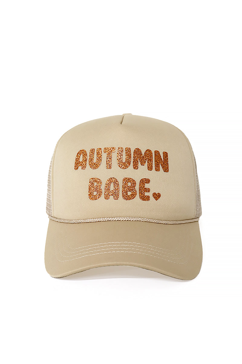 LCAPM2356 - Autunm Babe Mesh Back Trucker Hat