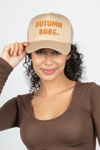 LCAPM2356 - Autunm Babe Mesh Back Trucker Hat