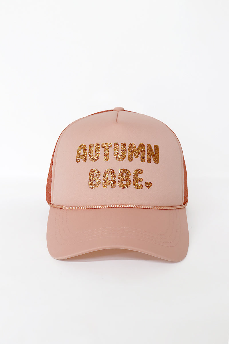 LCAPM2356 - Autunm Babe Mesh Back Trucker Hat