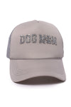 LCAPM3173 - Bling Dog Mom Stone Mesh Back Trucker Hat