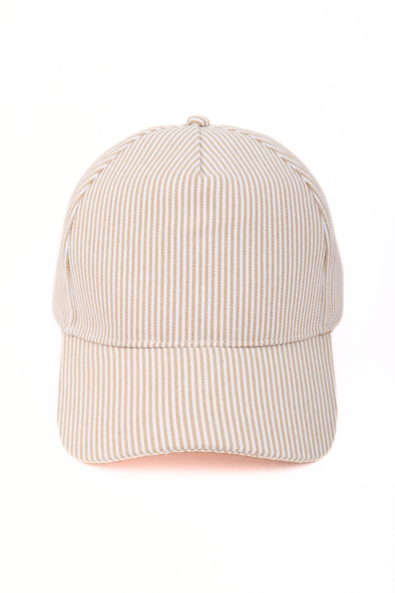 Stripe 5-Panel Baseball Cap