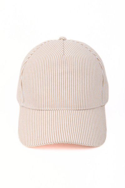 Stripe 5-Panel Baseball Cap