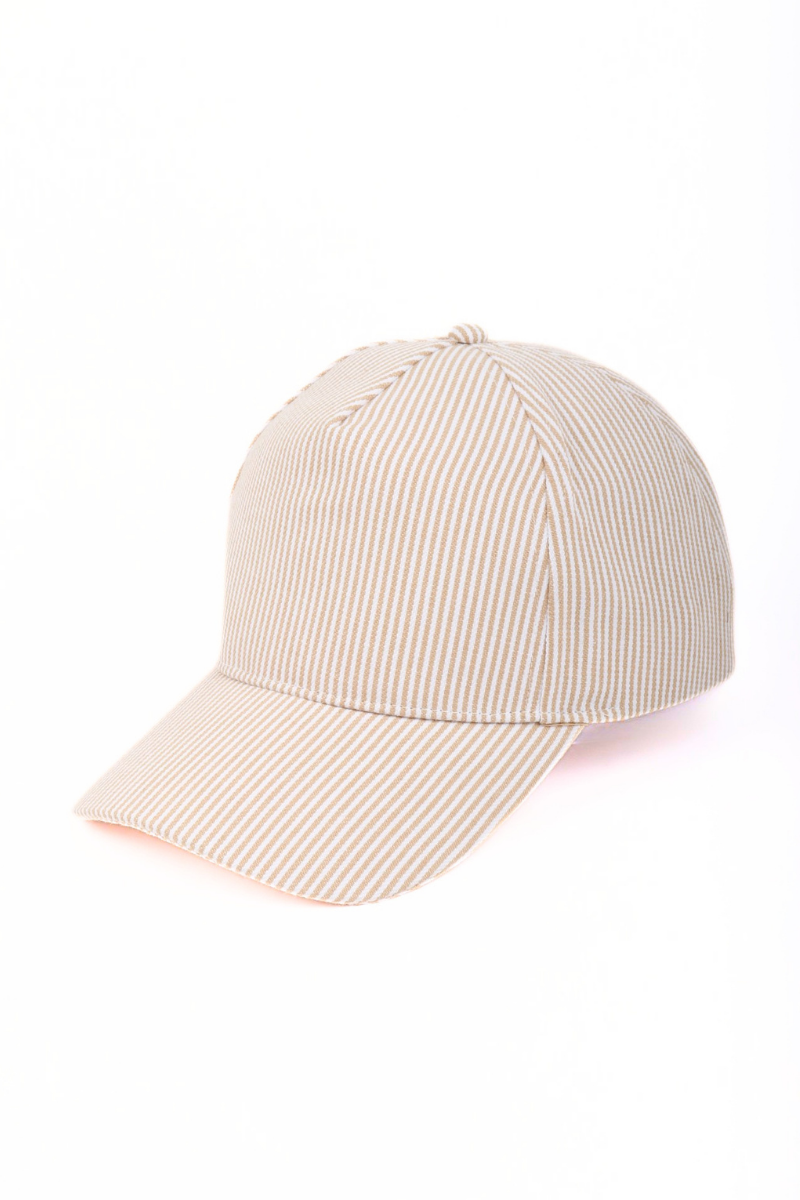 Stripe 5-Panel Baseball Cap