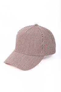 Stripe 5-Panel Baseball Cap