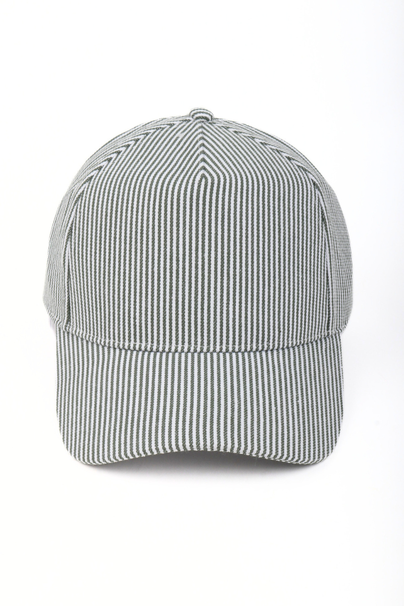 Stripe 5-Panel Baseball Cap