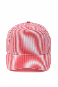 Stripe 5-Panel Baseball Cap
