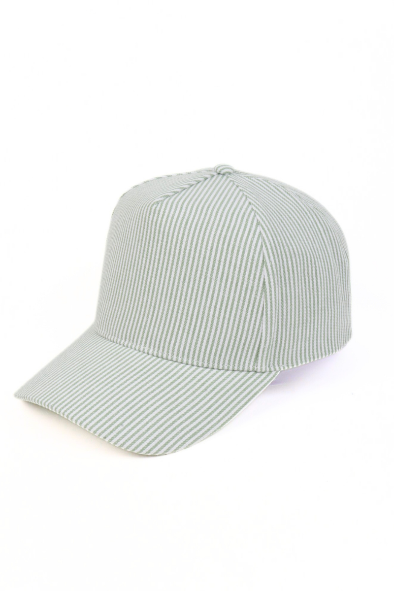Stripe 5-Panel Baseball Cap