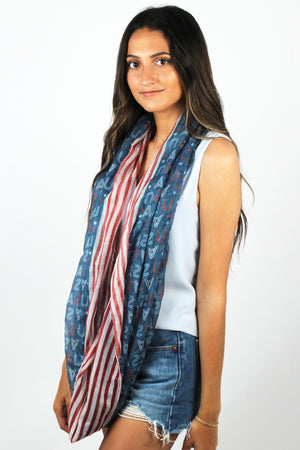 PTINF1261 - Americana infinity scarf 30x70