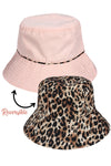 JCBU4023 - Reversible Leopard Animal Print Bucket Hat