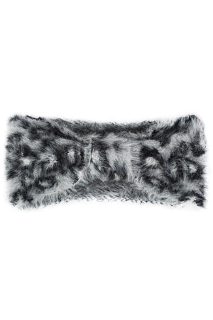 AHW1843 - Leopard Soft Feather Yarn Headwrap
