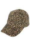 FWCAP1206 - Cotton Leopard Print Baseball Cap