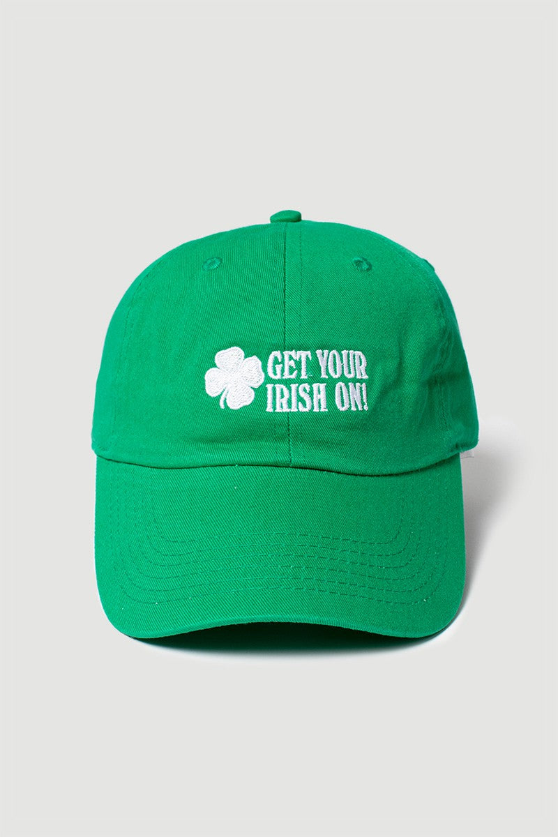 LCAP22170 - Get Your Irish On Embroidery Baseball Cap - David and Young Wholesale