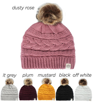 ABB407R - Recycled Knit Beanie