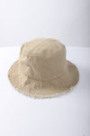 ABU21 - Denim Distress Bucket with Frayed Edge - David and Young Fashion Accessories