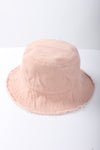 ABU21 - Denim Distress Bucket with Frayed Edge - David and Young Fashion Accessories