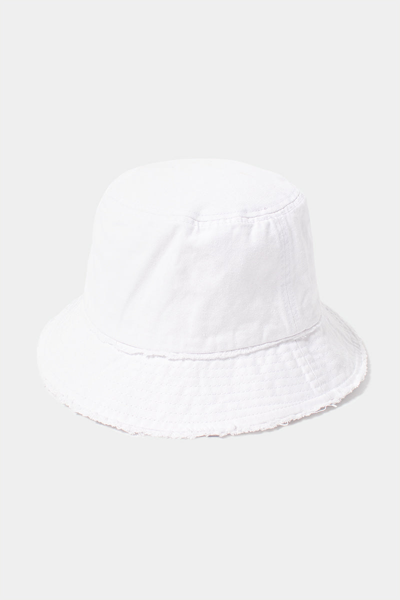 ABU345 - Distressed cotton bucket hat