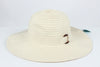 AFP9544 - Ribbon Hat with Buckle Trim - David and Young Fashion Accessories