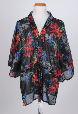ATO9453 - Floral Print Shawl - David and Young Fashion Accessories