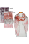 ASF8023 - Tie Dye Print Scarf 35 x 70 - David and Young Fashion Accessories