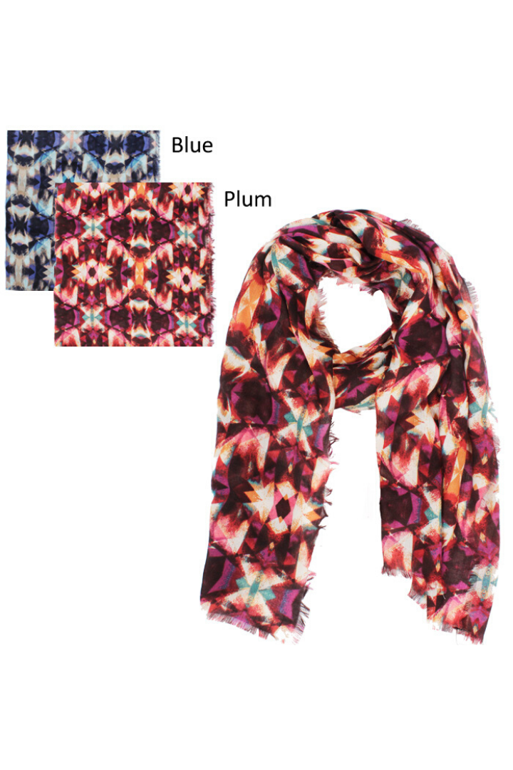 PTSF4181 - Kaleidescope Print Lightweight Scarf 35