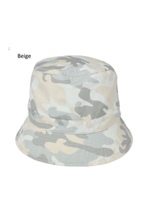 FWBU313 - Beige Camo Bucket Hat