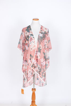 FSTO86775 - Floral Printed Shawl - David and Young Fashion Accessories