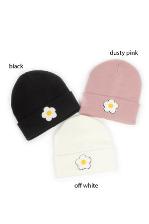 FWBB2215 - Daisy icon Knit Beanie