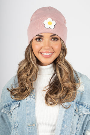 FWBB2215 - Daisy icon Knit Beanie