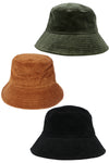 FWBU114 - Solid Corduroy Bucket Hat