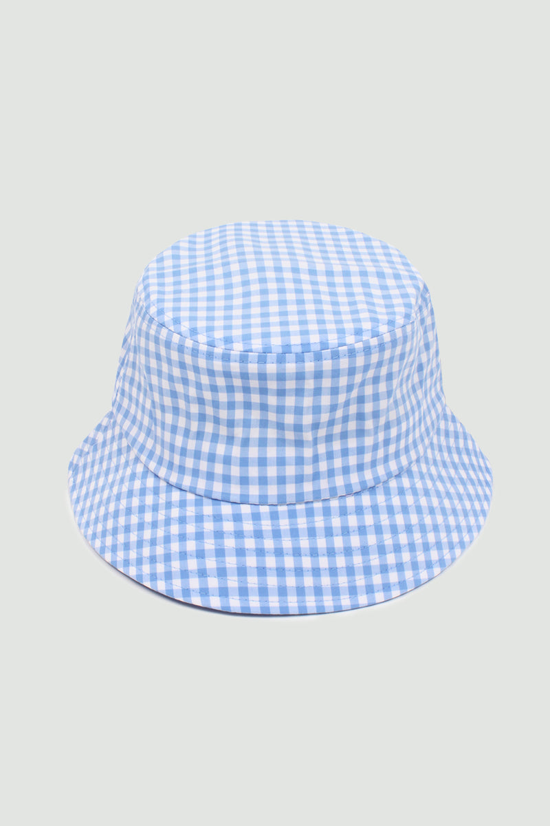 FWBU513 - Gingham print bucket hat