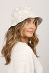 FWBU6281 - Textured Floral Print Bucket Hat