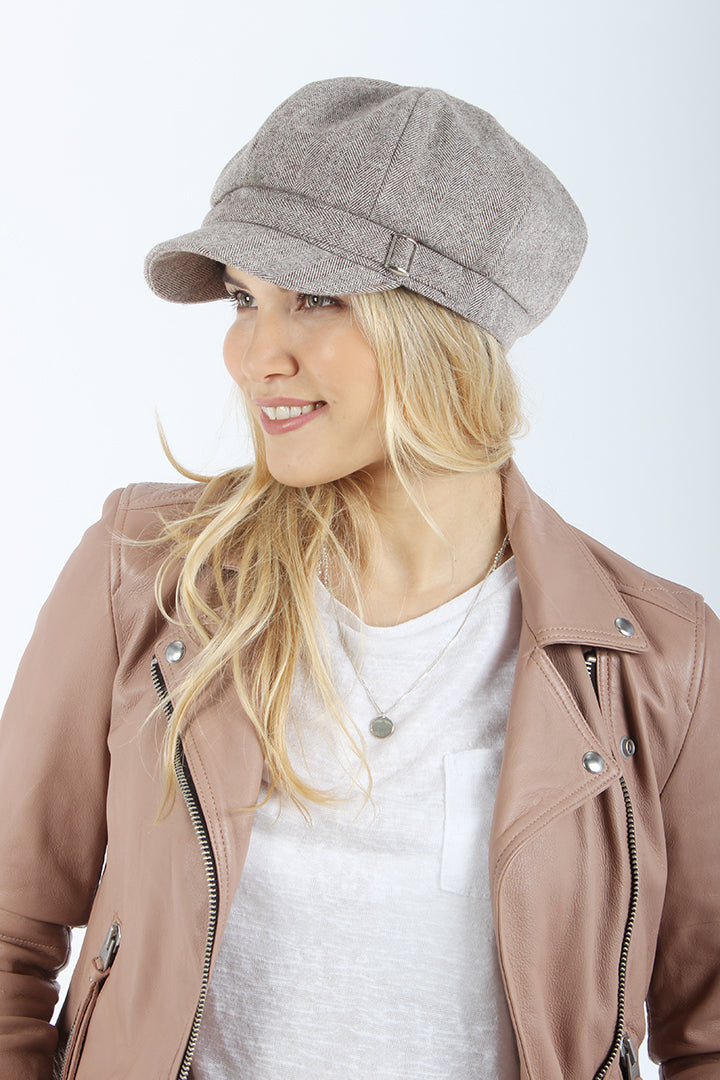 FWCAB716 - Wool Blend Solid Cabbie - David and Young Wholesale