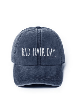 FWCAP1049RD - Bad hair day Rae Dunn Baseball cap