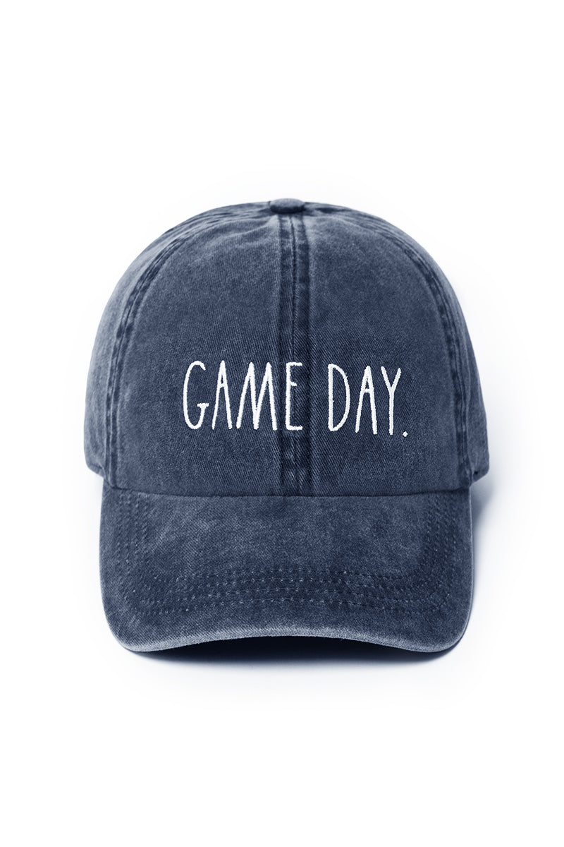 FWCAP1051RD - Game day Rae Dunn Baseball cap