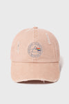 FWCAP111PF - Pink Floyd Prism Embroidered Distressed Cap