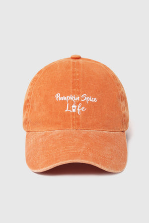 FWCAP203 - Pumpkin Spice Life Embroidery Baseball Cap