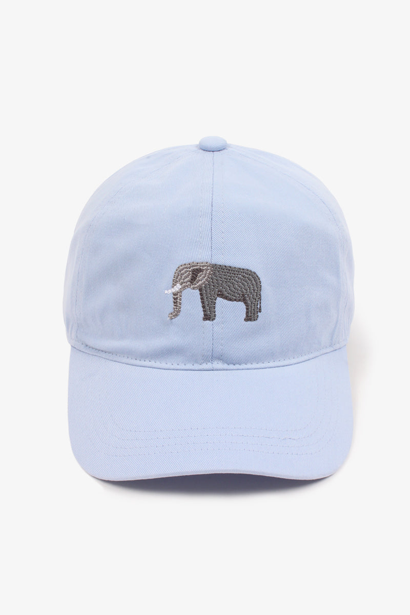 FWCAP3331 - Needlepoint Elephant Baseball Cap